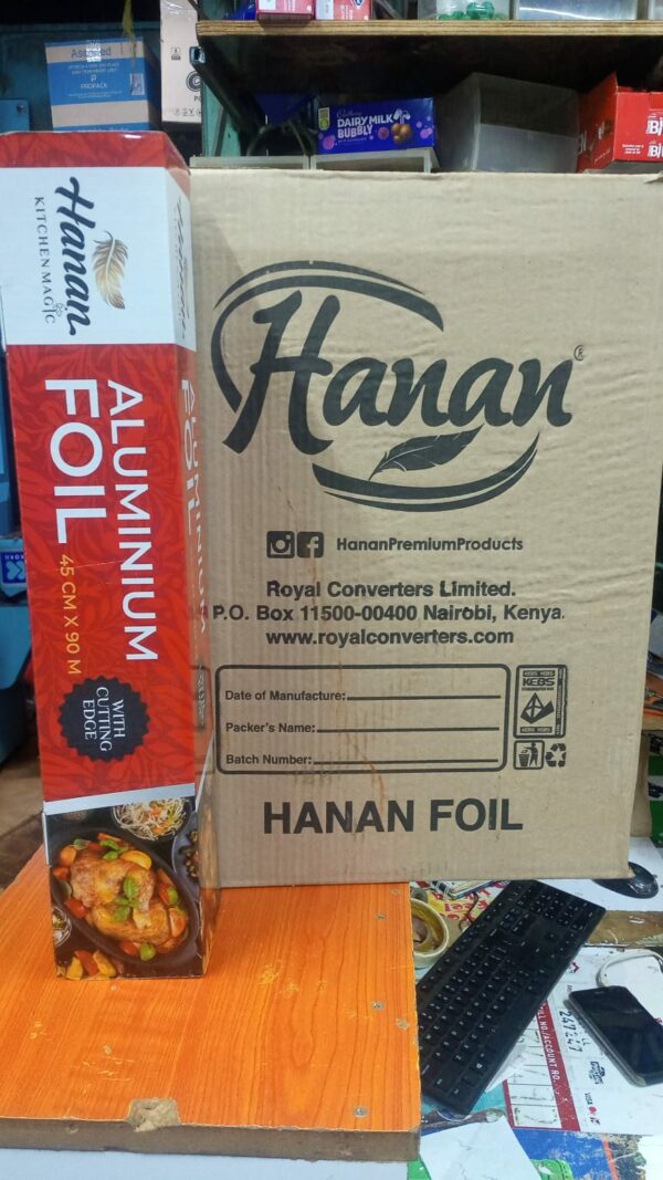 carton HANAN ALLUMINIUM FOIL 45cm By 90M