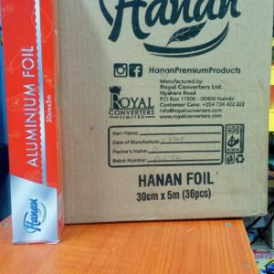 carton HANAN ALUMINIUM FOIL 30cm BY 5M